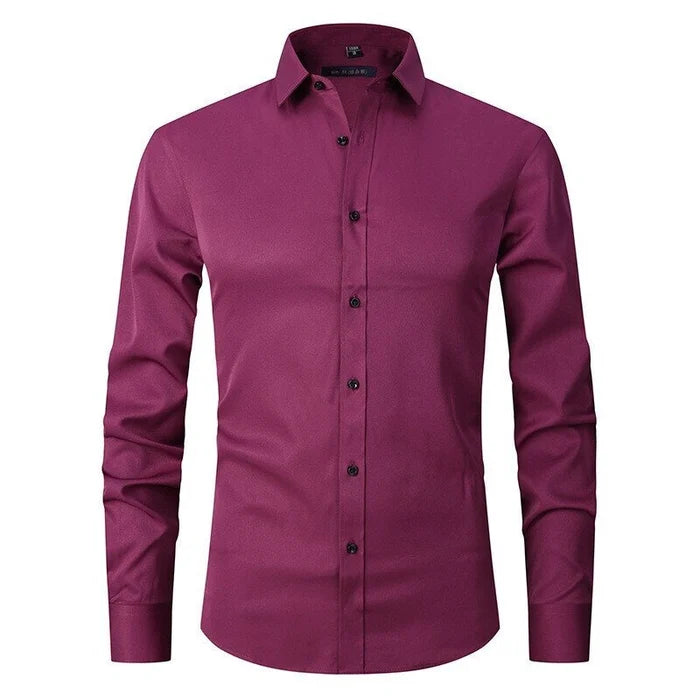 Lucas | camicia antipiega elasticizzata