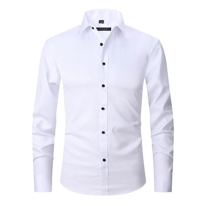 Lucas | camicia antipiega elasticizzata